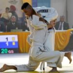 boys competing in karate